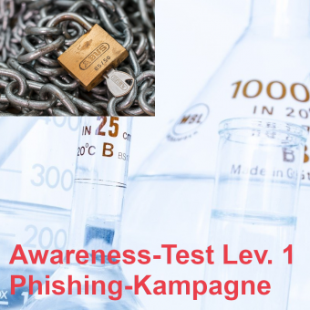 Awareness-Test: Phishing-Kampagne, Level 1 