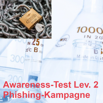 Awareness-Test: Phishing-Kampagne, Level 2 